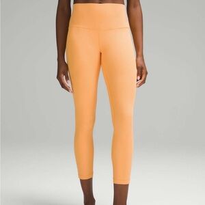Lululemon Align 25” Ribbed Leggings - Mango Dream Orange - Size 10